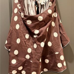 Maeve by Anthropologie Strapless Swingy Scarf Top